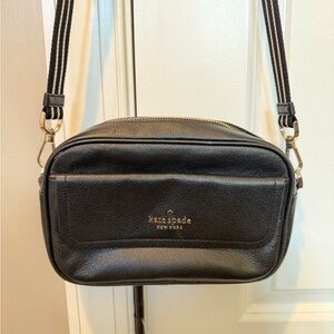 Kate Spade Black Leather Crossbody Bag